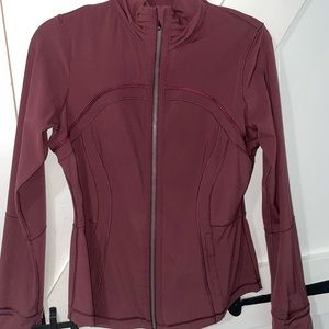 Lululemon define jacket size 10 maroon